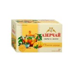 Азерчай чай травяной Свежесть природы с мятой и лимоном, 20 пакетиков